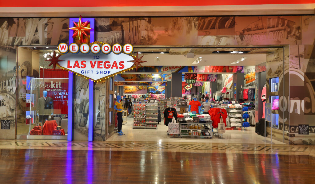 weclome to vegas souvenir shop