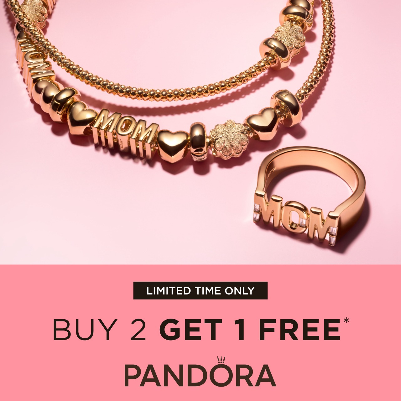 Pandora - Campaign 205 - Enjoy our Buy 2 Get 1 Free offer at Pandora! - EN - Image Set 1 - 1280x1280