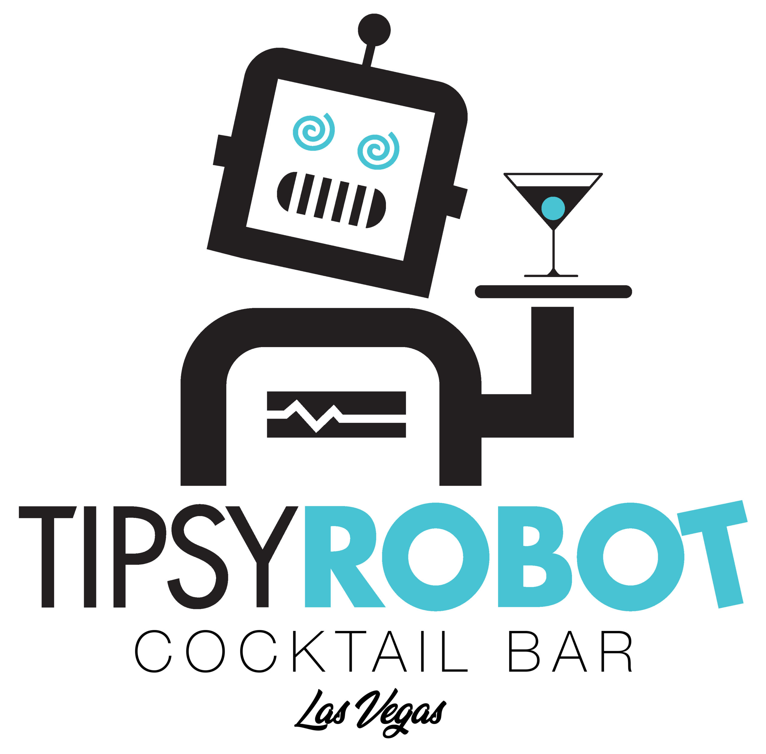 Tipsy Robot cocktail bar Logo