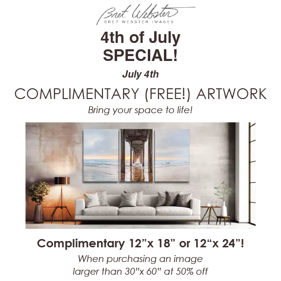 Bret Webster Gallery 4th of July Promotion