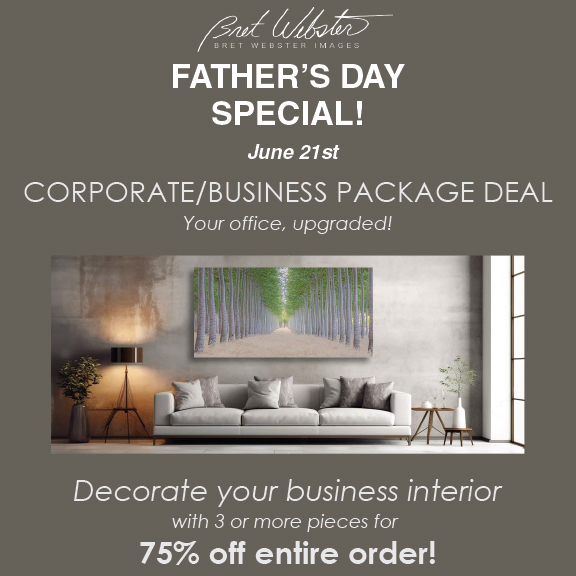 Bret Webster Gallery Fathers Day Promotion