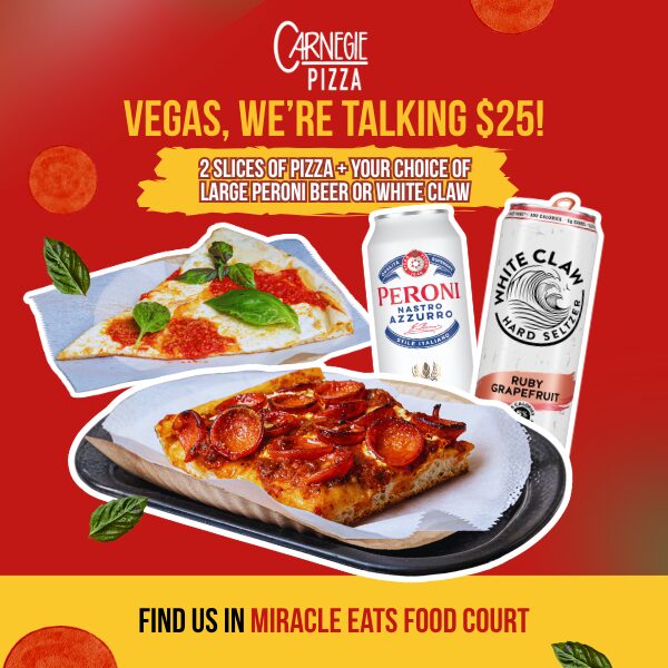 Carnegie Pizza BTS special offer